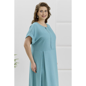 Платье женское "Скарлет" плательная ткань (р-ры: 48-58) бирюзовый