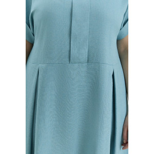 Платье женское "Скарлет" плательная ткань (р-ры: 48-58) бирюзовый