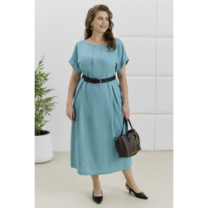 Платье женское "Скарлет" плательная ткань (р-ры: 48-58) бирюзовый