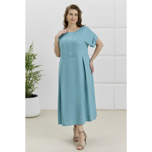 Платье женское "Скарлет" плательная ткань (р-ры: 48-58) бирюзовый