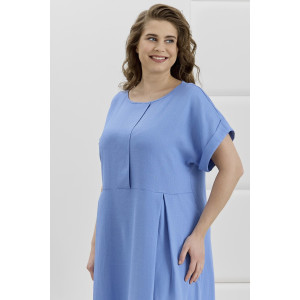 Платье женское "Скарлет" плательная ткань (р-ры: 48-58) голубой