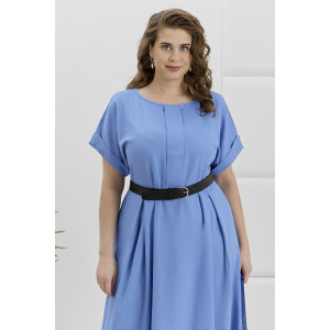Платье женское "Скарлет" плательная ткань (р-ры: 48-58) голубой