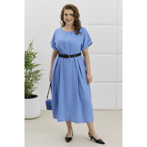 Платье женское "Скарлет" плательная ткань (р-ры: 48-58) голубой