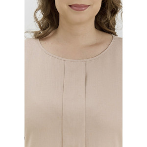 Платье женское "Скарлет" плательная ткань (р-ры: 48-58) бежевый