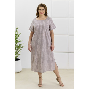 Платье женское "Рейчел" кулирка пенье (р-ры: 48-62) бежевый