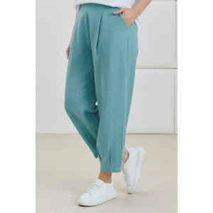 Брюки женские "Габриэлла" плательная ткань (р-ры: 48-58) бирюзовый