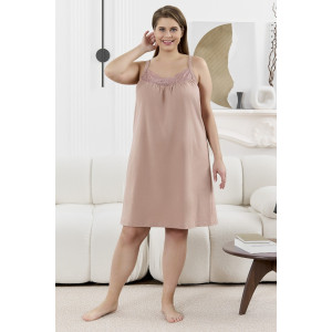 Сорочка женская "Забвение-1" кулирка (р-ры: 48-58) бежевый