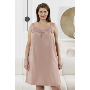 Сорочка женская "Забвение-1" кулирка (р-ры: 48-58) бежевый