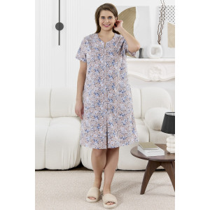 Халат женский "Забвение-2" кулирка (р-ры: 48-58) бежевый