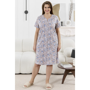 Халат женский "Забвение-2" кулирка (р-ры: 48-58) бежевый