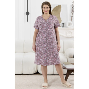 Халат женский "Забвение-2" кулирка (р-ры: 48-58) капучино