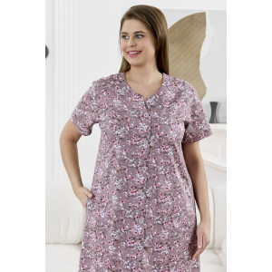 Халат женский "Забвение-2" кулирка (р-ры: 48-58) капучино