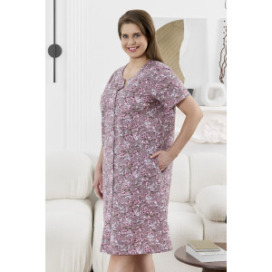 Халат женский "Забвение-2" кулирка (р-ры: 48-58) капучино