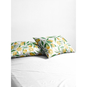 Наволочки классические поплин "Лимоны" осн. (2 шт.)