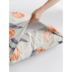 Наволочки классические бязь "Сочный персик" осн. (2 шт.)