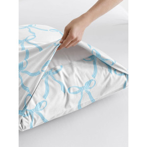 Наволочки классические поплин "Бантики" осн. (2 шт.)