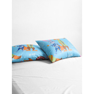 Наволочки классические бязь "Зверомир" осн. (2 шт.)