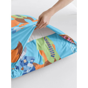 Наволочки классические бязь "Зверомир" осн. (2 шт.)