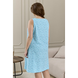 Сорочка женская "Мадера-4" кулирка (р-ры: 48-62) бирюзовый