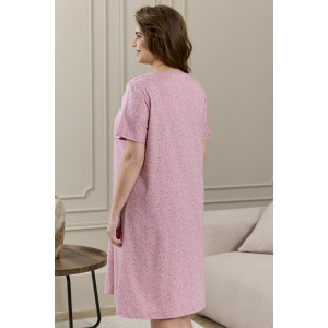 Сорочка женская "Мадера-3" кулирка (р-ры: 50-64) сухая роза