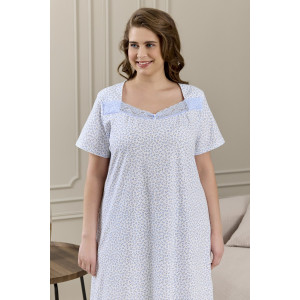 Сорочка женская "Мадера-3" кулирка (р-ры: 50-64) молочный