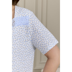 Сорочка женская "Мадера-3" кулирка (р-ры: 50-64) молочный