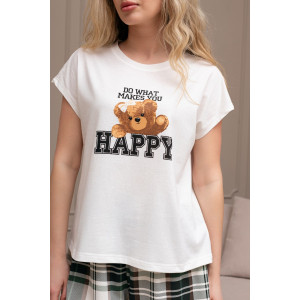 Костюм двойка женский "Мишель-5" кулирка (р-ры: 44-54) зеленый