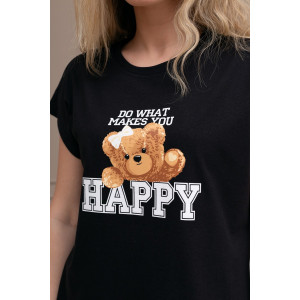 Костюм двойка женский "Мишель-5" кулирка (р-ры: 44-54) черный