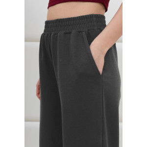 Брюки женские "Бейс" футер вискозный (р-ры: 46-56) антрацит