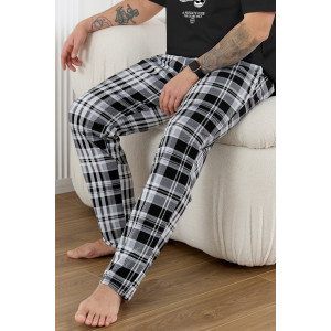 Костюм двойка мужской "Мишель-6" кулирка (р-ры: 48-58) черный