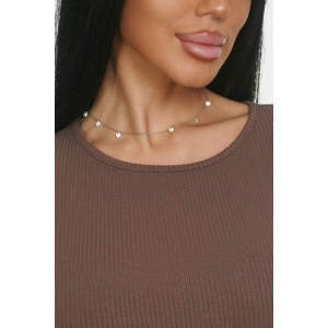 Платье женское "Вэнди" лапша (р-ры: 46-56) шоколадный