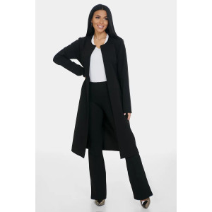 Кардиган женский "Луна" футер 2-х нитка (р-ры: 50-64) черный