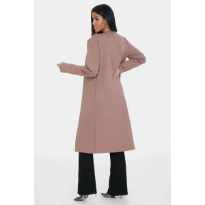 Кардиган женский "Луна" футер 2-х нитка (р-ры: 50-64) кофейный