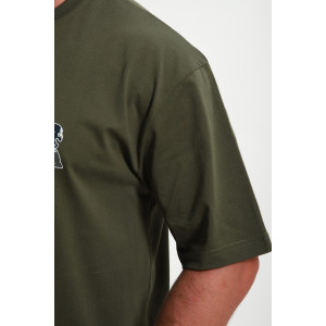 Футболка мужская ФМП-001 кулирка (р-ры: 46-56) хаки Hunter