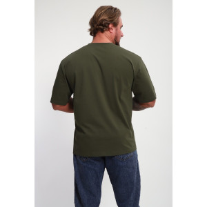 Футболка мужская ФМП-001 кулирка (р-ры: 46-56) хаки Hunter