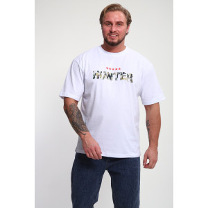 Футболка мужская ФМП-001 кулирка (р-ры: 46-56) белый Hunter