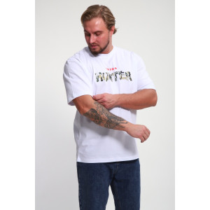 Футболка мужская ФМП-001 кулирка (р-ры: 46-56) белый Hunter