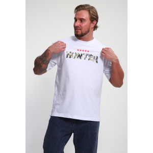 Футболка мужская ФМП-001 кулирка (р-ры: 46-56) белый Hunter