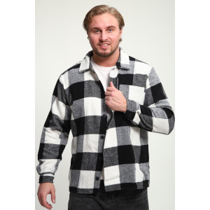 Рубашка мужская РМК-01 смесовая ткань (р-ры: 46-58) черный