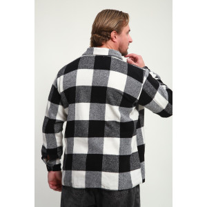 Рубашка мужская РМК-01 смесовая ткань (р-ры: 46-58) черный