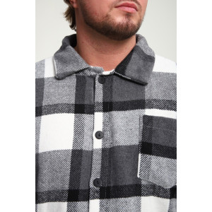 Рубашка мужская РМК-01 смесовая ткань (р-ры: 46-58) серый