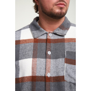 Рубашка мужская РМК-01 смесовая ткань (р-ры: 46-58) хаки