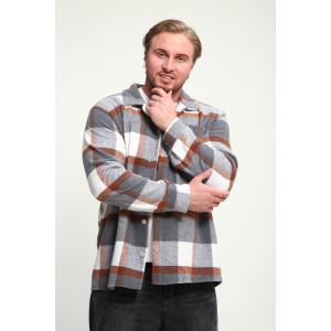 Рубашка мужская РМК-01 смесовая ткань (р-ры: 46-58) хаки