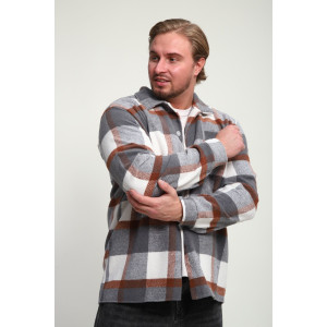 Рубашка мужская РМК-01 смесовая ткань (р-ры: 46-58) хаки