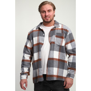 Рубашка мужская РМК-01 смесовая ткань (р-ры: 46-58) хаки