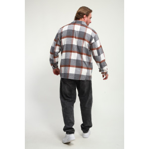 Рубашка мужская РМК-01 смесовая ткань (р-ры: 46-58) хаки