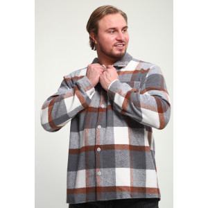 Рубашка мужская РМК-01 смесовая ткань (р-ры: 46-58) хаки