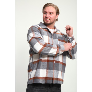 Рубашка мужская РМК-01 смесовая ткань (р-ры: 46-58) хаки