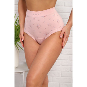 Трусы женские №64972 хлопок стрейч (р-ры: 48-50) розовый