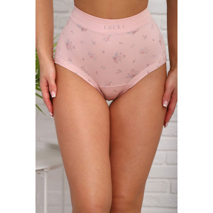 Трусы женские №64972 хлопок стрейч (р-ры: 48-50) розовый